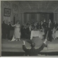 Pirmojo pastatymo scena.  Violeta-Adelė Nezabitauskaitė-Galaunienė , Alfredas-Kipras Petrauskas. G. Verdi „Traviata“, 1920,  Operos ir dramos vaidykla