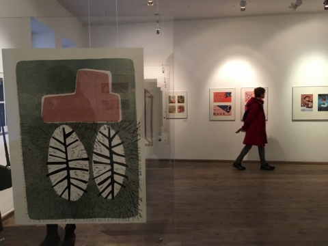 Knygos meno paroda galerijoje „Kairė–dešinė“. J. Lapienio nuotr.
